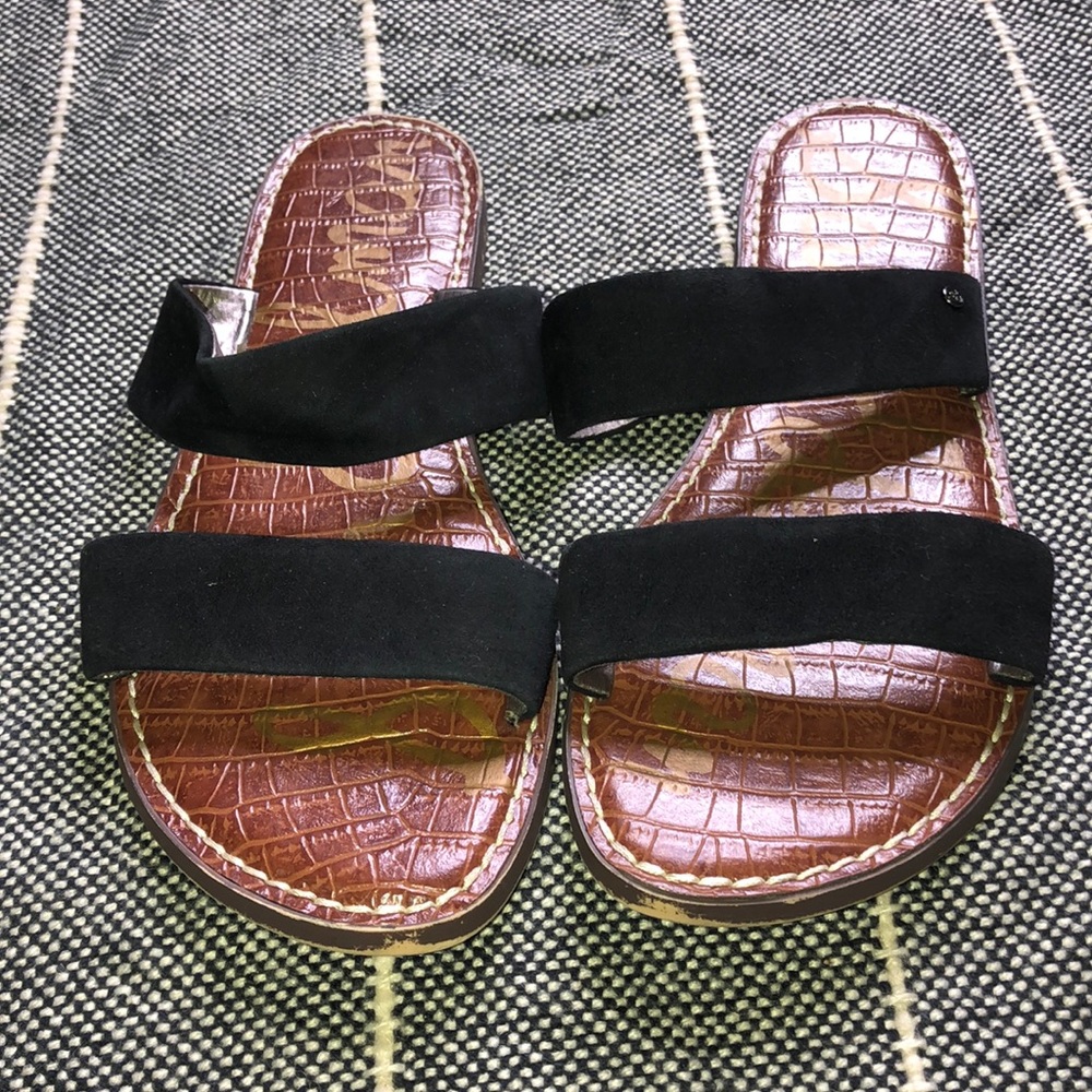 Sam Elderman Black Flats Size 8.5